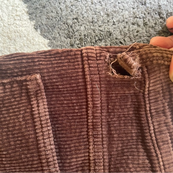 ROLLA'S East Coast Flare Chocolate Corduroy Trousers Pants 30 - Picture 8 of 8